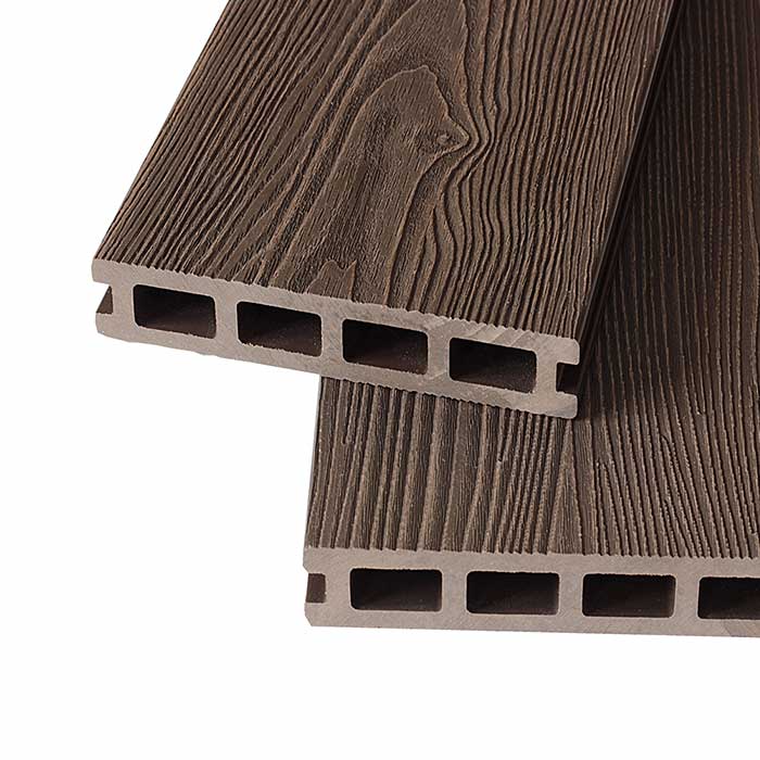 Террасная доска из древесно-полимерного композита Nextwood Expert 3D+3D 146х24 цвет brown фото